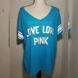 VS Pink Lounge Top, Sz. L
